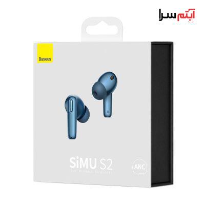 هدفون بلوتوثی باسئوس مدل NAS SIMU S2 5.0 TWS wireless Bluetooth earphones